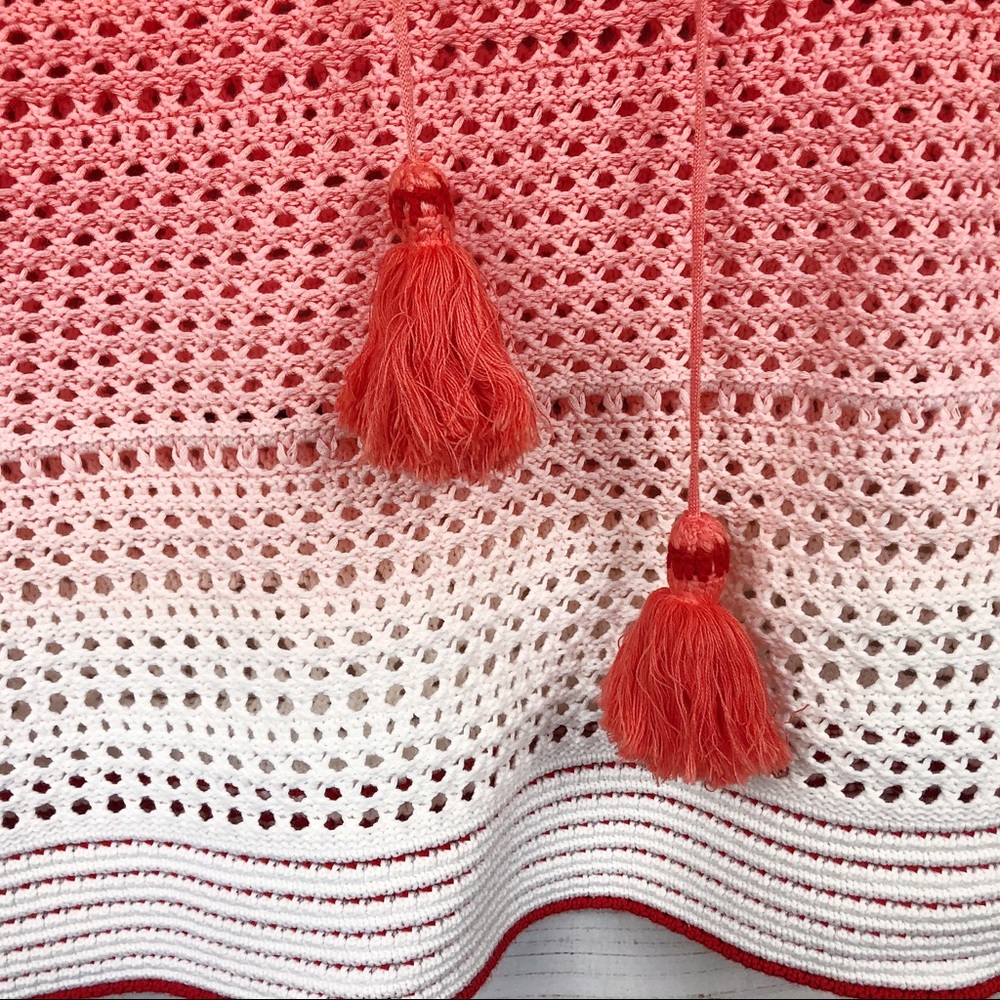 BOSTON PROPER Pink Ombré Knitted Tunic Top Small - Picture 3 of 6